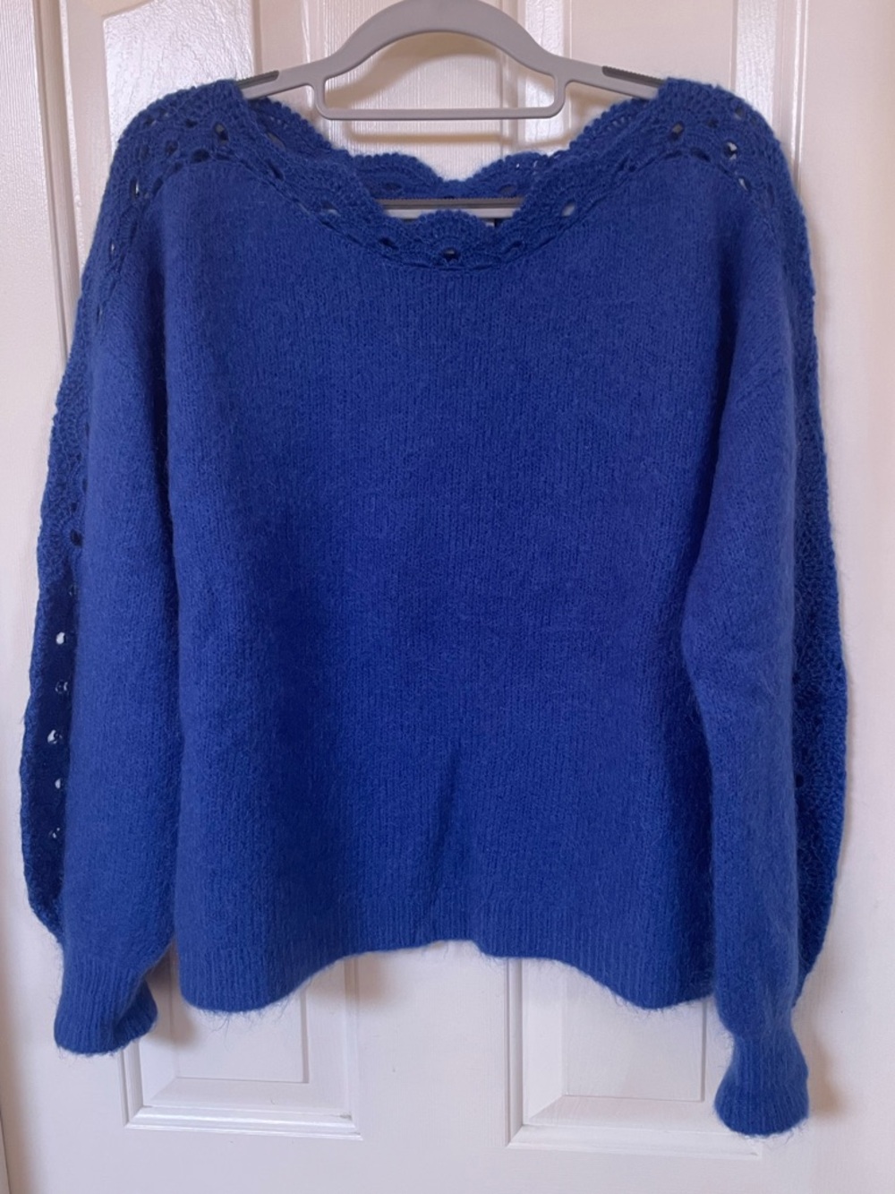 Sezane Stacy Jumper Majorelle Blue - Size L - Picture 3 of 10
